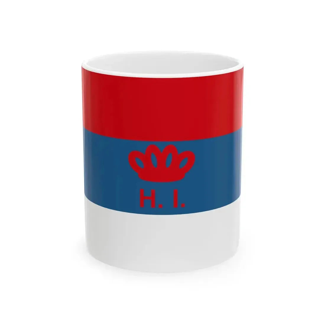 Naval Ensign of Montenegro 1881-1918 (Montenegro) White Coffee Mug 11oz - Go Mug Yourself