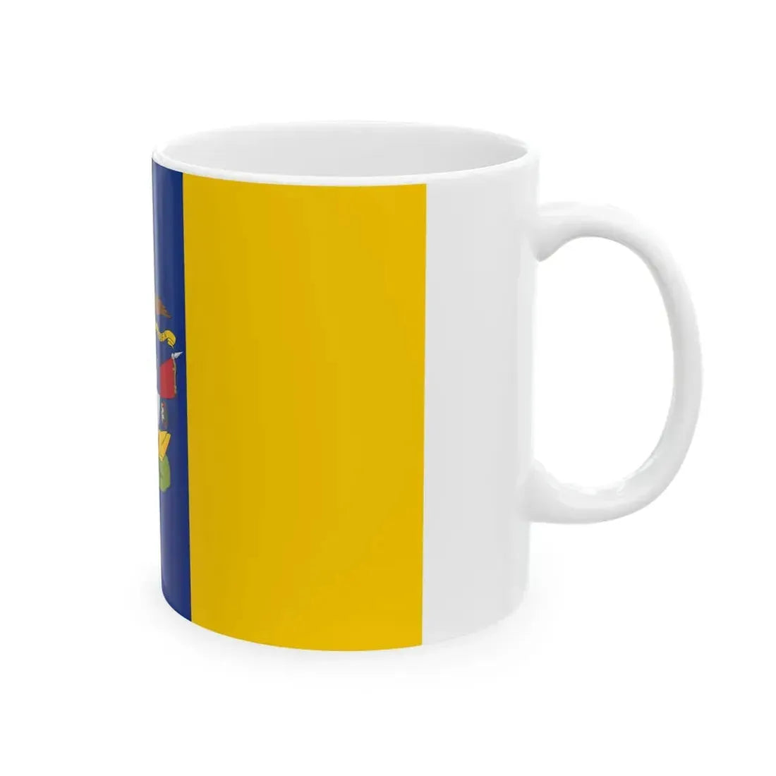 Naval ensign of New Granada (Colombia) White Coffee Mug - Go Mug Yourself