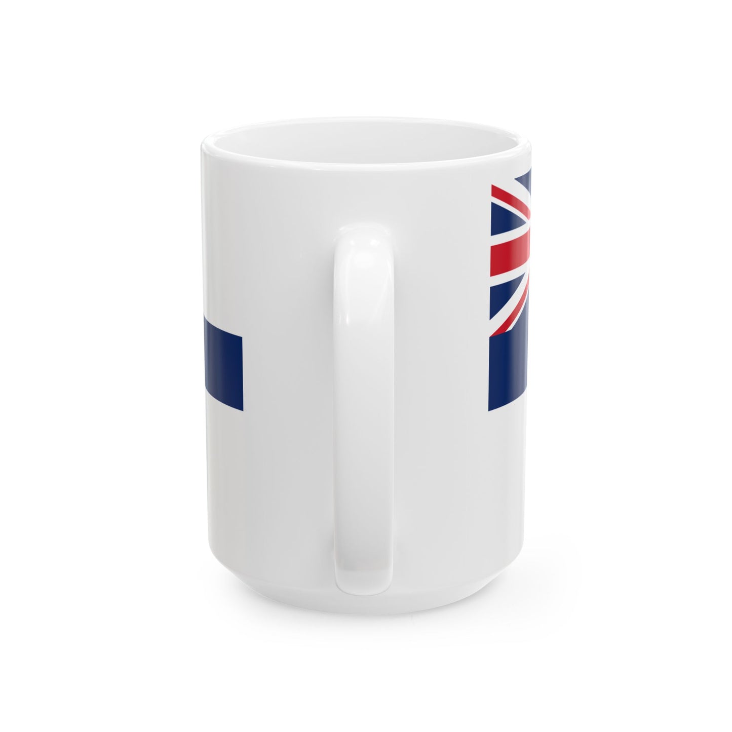 Naval Ensign of New South Wales 1831-1883 (Australia) White Coffee Mug-Go Mug Yourself