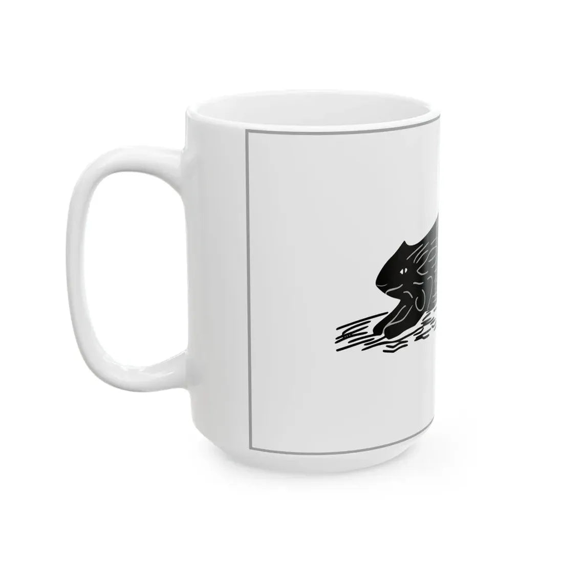 Naval ensign of New York 1775 (United States) White Coffee Mug - Go Mug Yourself