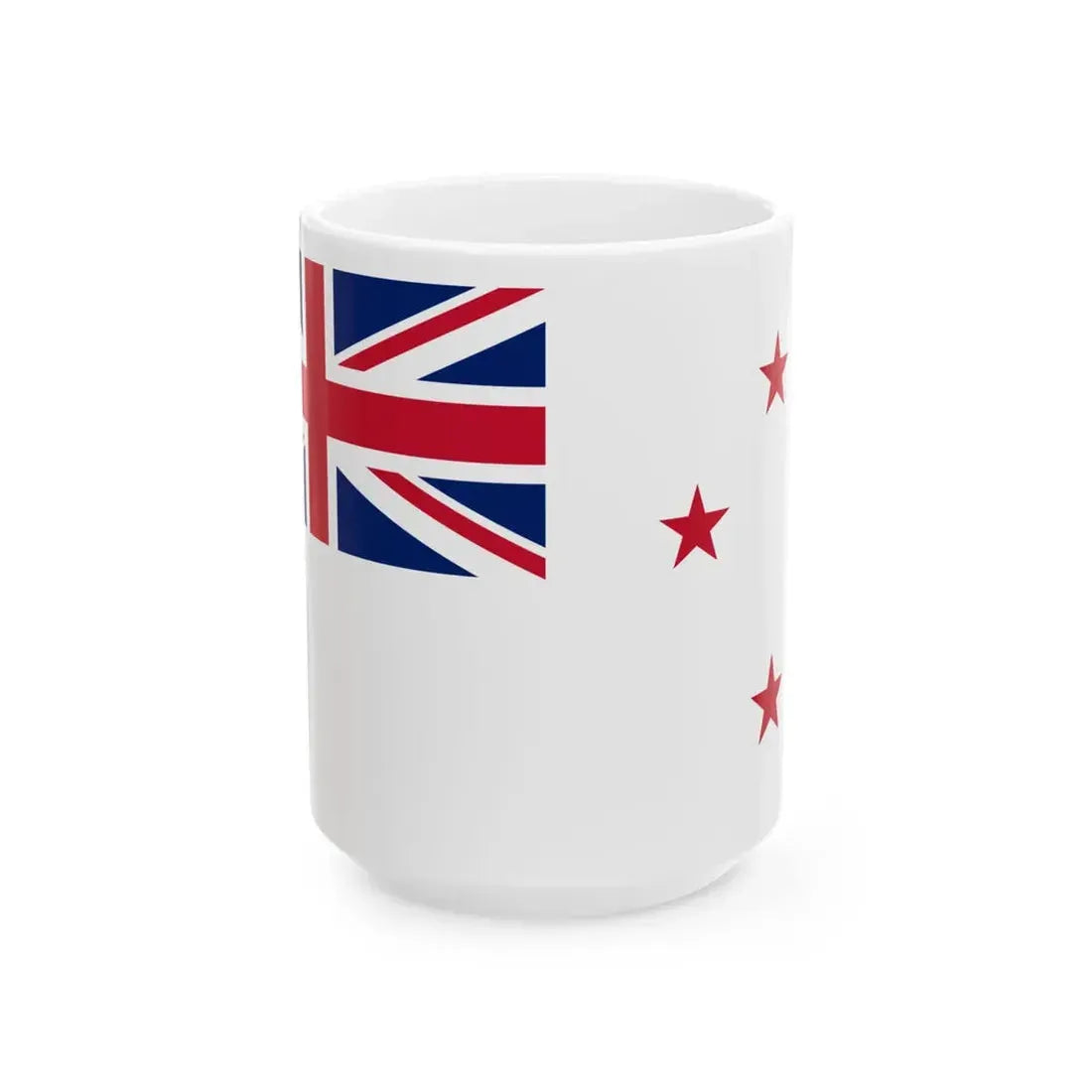 Naval Ensign of New Zealand (New Zealand) White Coffee Mug 15oz - Go Mug Yourself