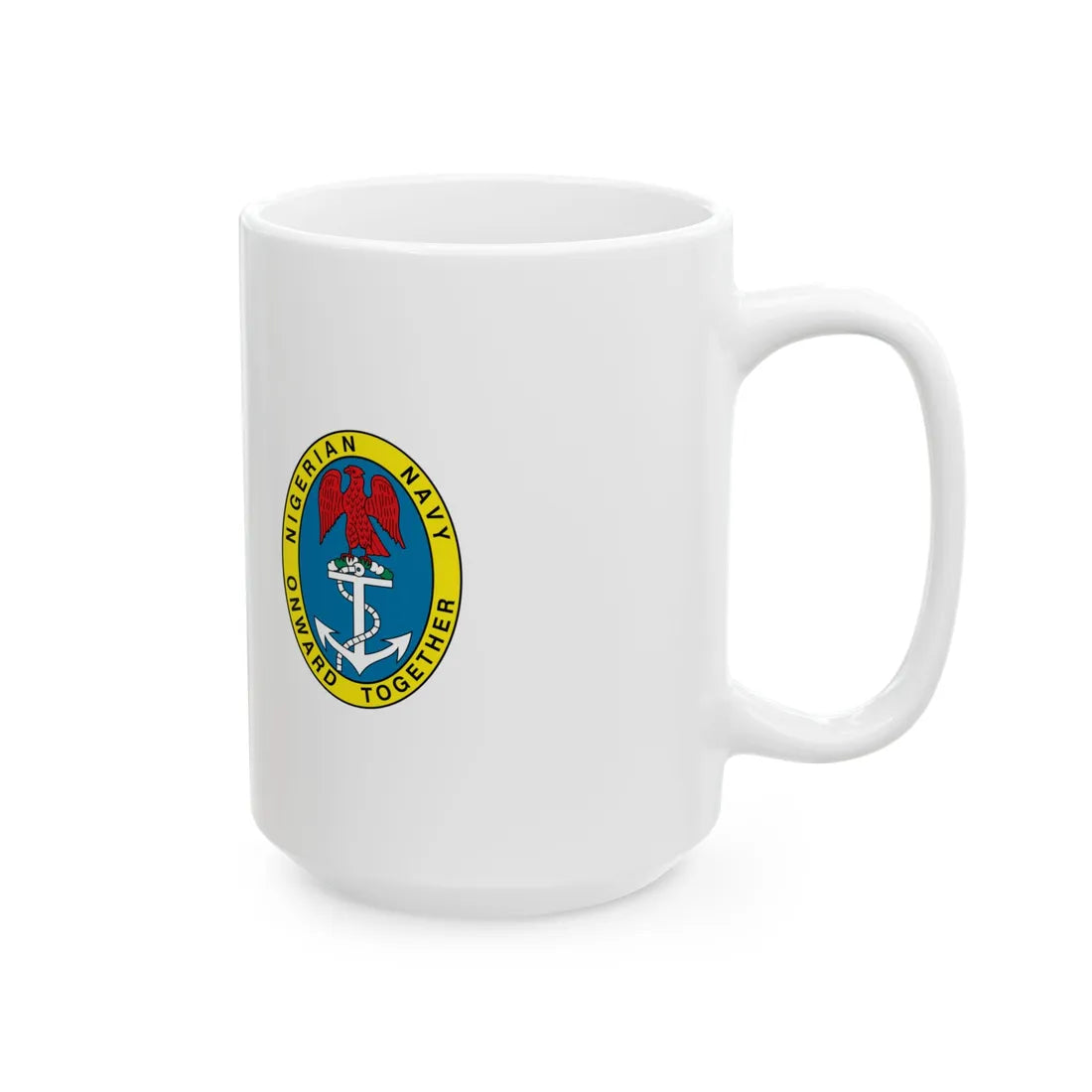 Naval Ensign of Nigeria (Niger) White Coffee Mug - Go Mug Yourself