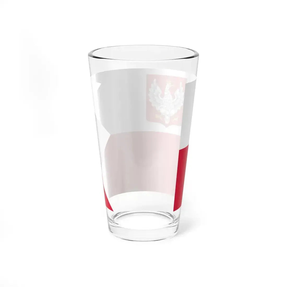 Naval Ensign of Poland 1919-1928 (Poland) Pint Glass 16oz - Go Mug Yourself