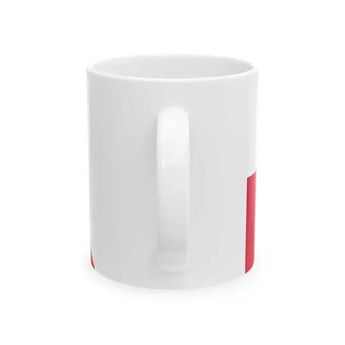 Naval Ensign of Poland 1919-1928 (Poland) White Coffee Mug - Go Mug Yourself