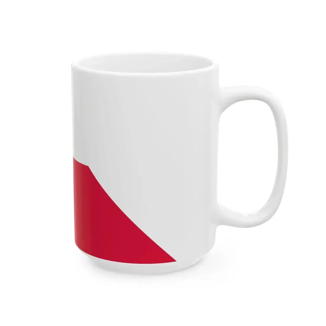 Naval Ensign of Poland 1919-1928 (Poland) White Coffee Mug - Go Mug Yourself