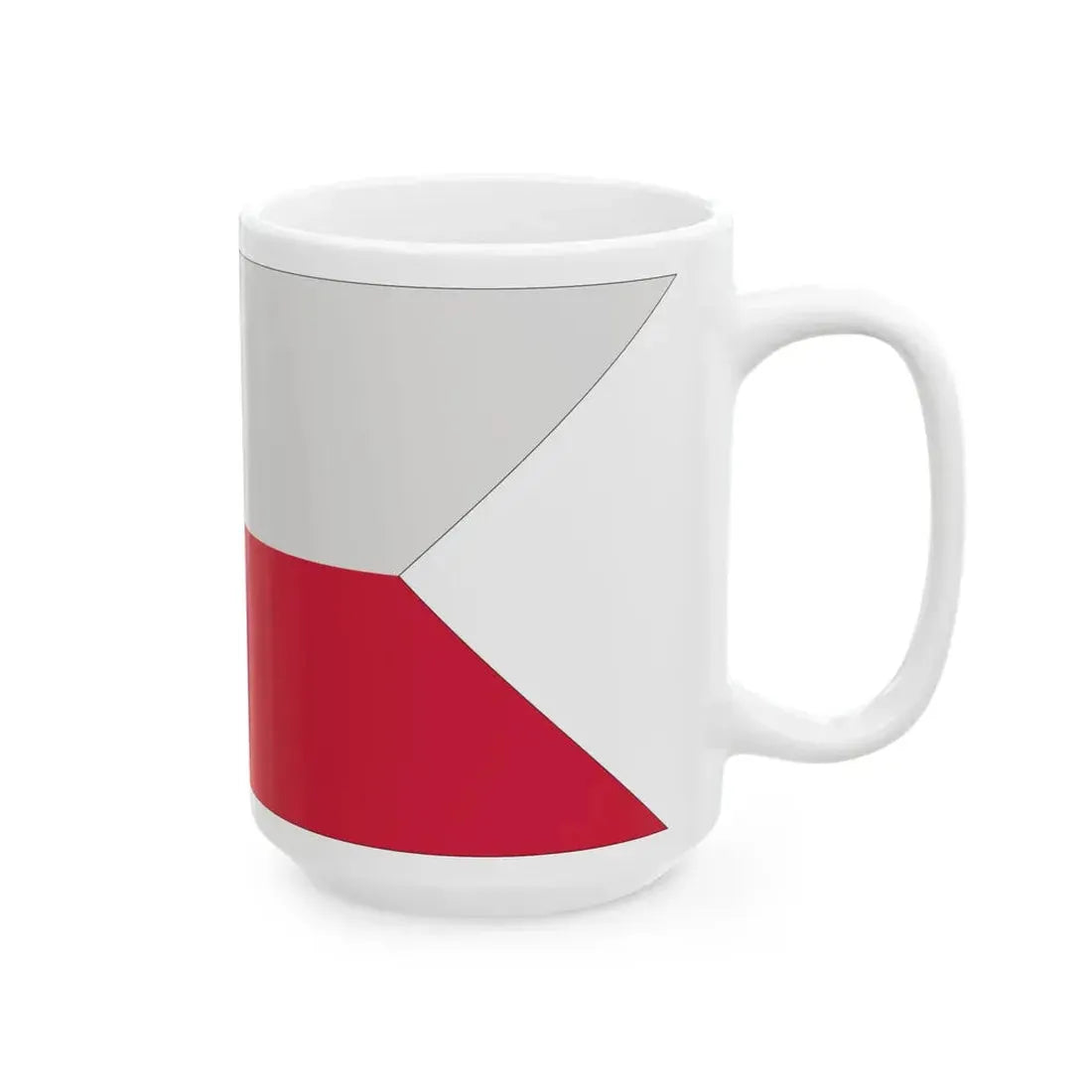 Naval Ensign of Poland 1980-1993 normative (Poland) White Coffee Mug - Go Mug Yourself