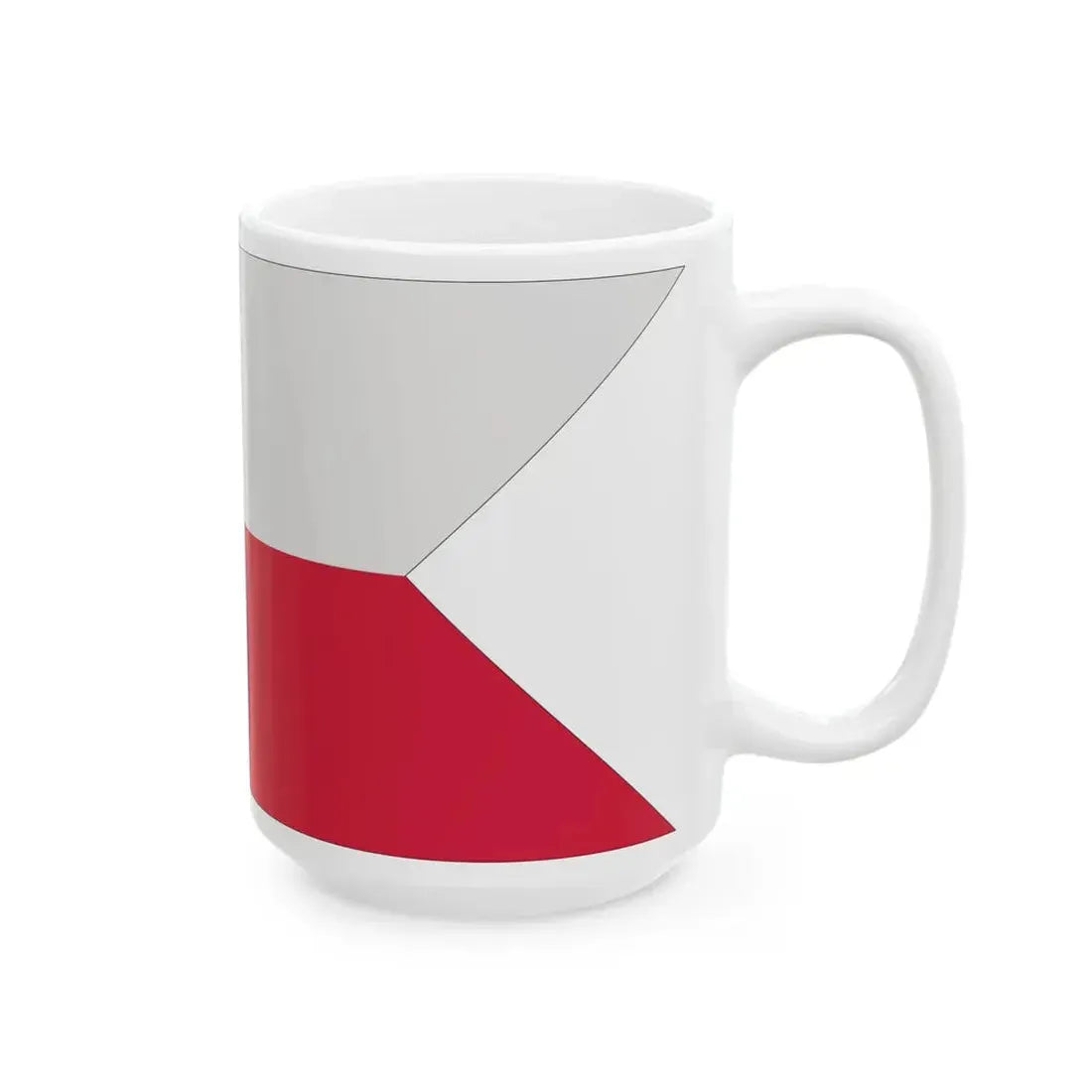 Naval Ensign of Poland normative (Poland) White Coffee Mug - Go Mug Yourself
