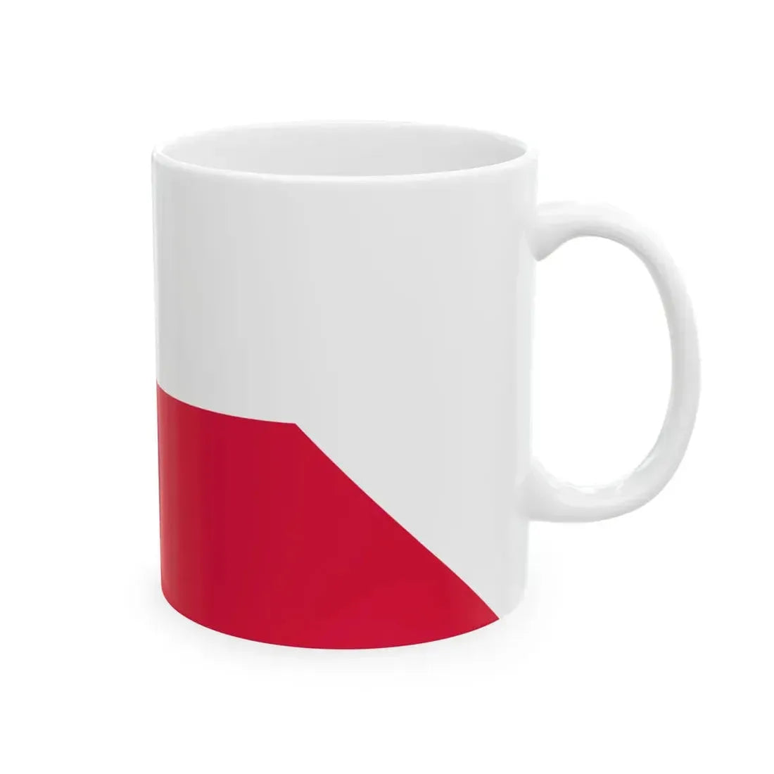 Naval Ensign of Poland (Poland) White Coffee Mug - Go Mug Yourself