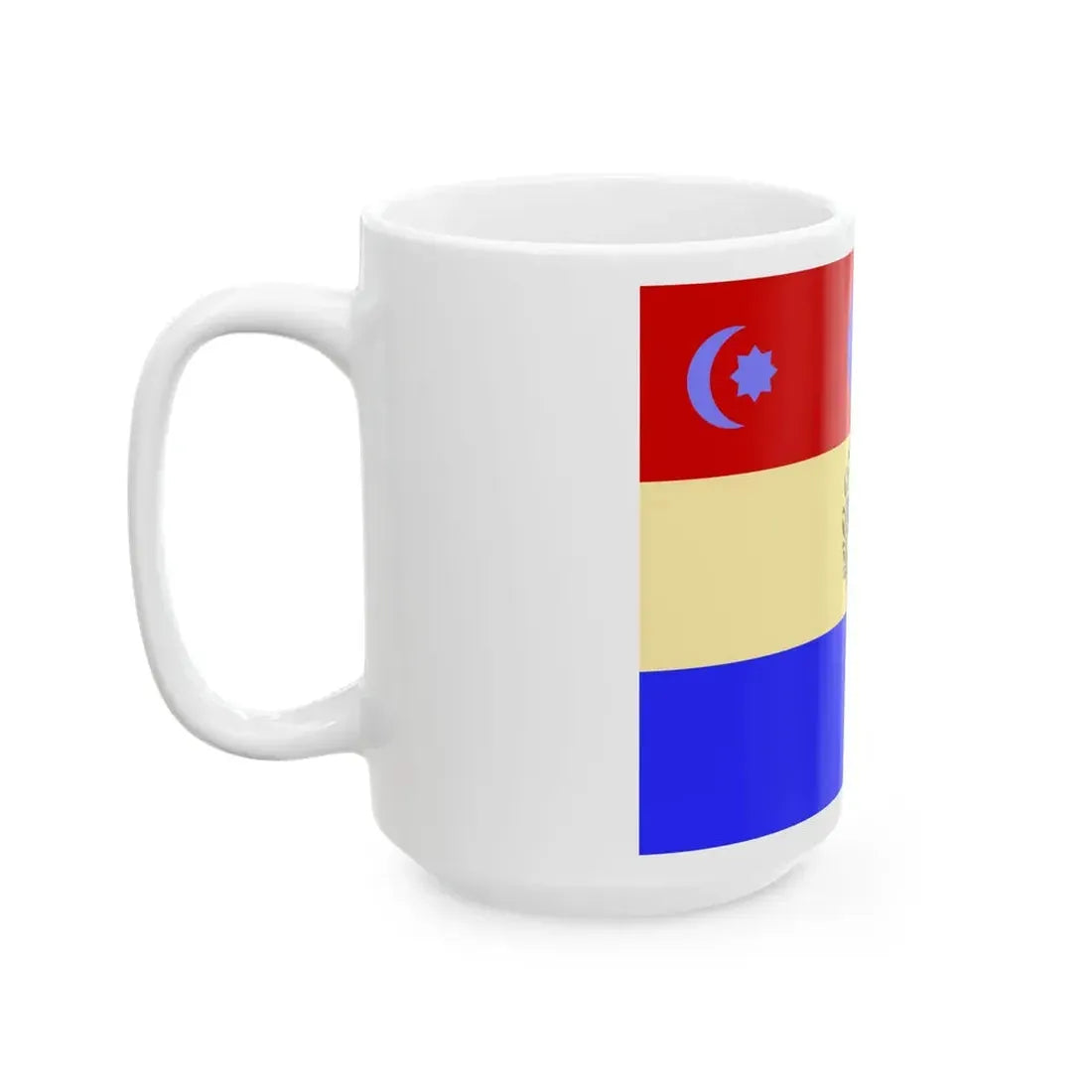 Naval Ensign of Serbia 1836 (Serbia) White Coffee Mug - Go Mug Yourself