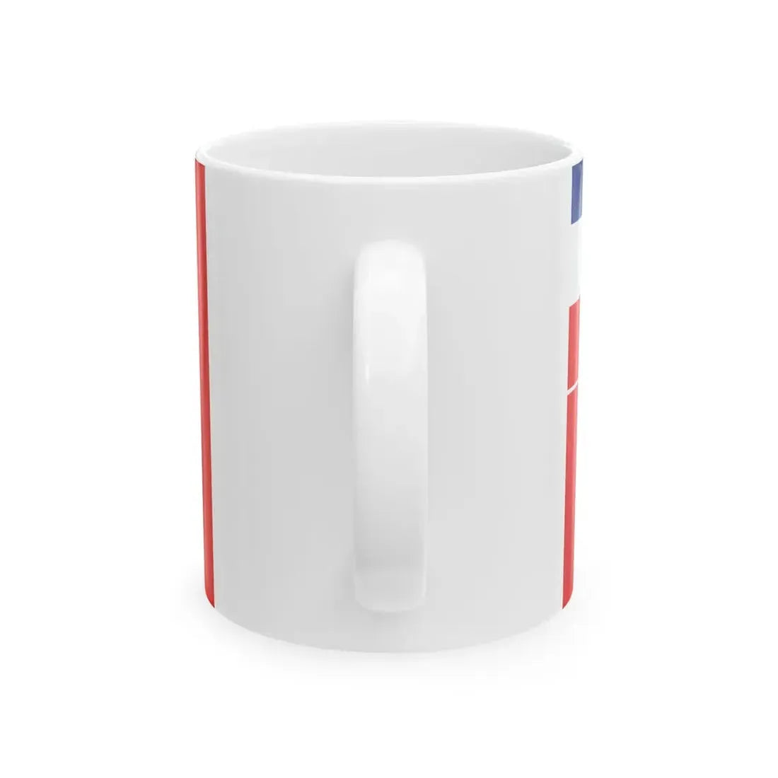 Naval ensign of Serbia and Montenegro (Croatia) White Coffee Mug - Go Mug Yourself