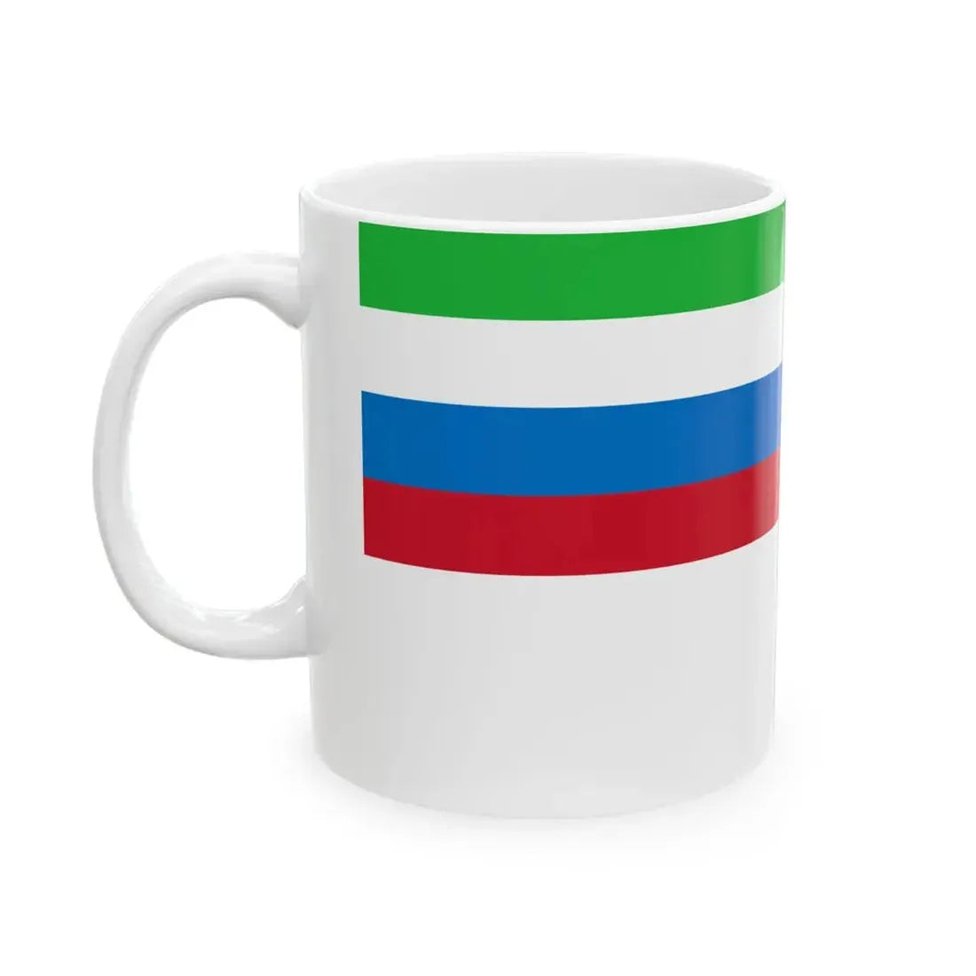 Naval Ensign of Sierra Leone - Variant (Sierra Leone) White Coffee Mug - Go Mug Yourself
