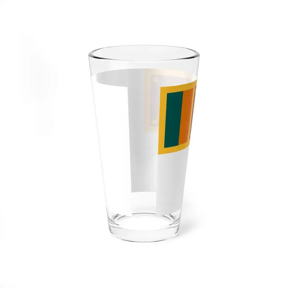 Naval Ensign of Sri Lanka (Sri Lanka) Pint Glass 16oz - Go Mug Yourself