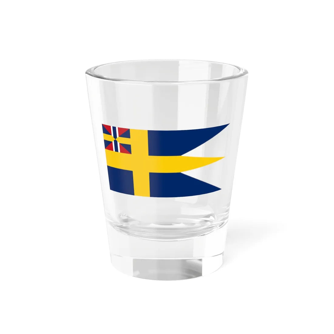Naval Ensign of Sweden 1844-1905 (Estonia) Shot Glass 1.5oz - Go Mug Yourself