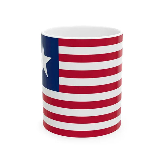 Naval ensign of Texas (United States) White Coffee Mug 11oz - Go Mug Yourself