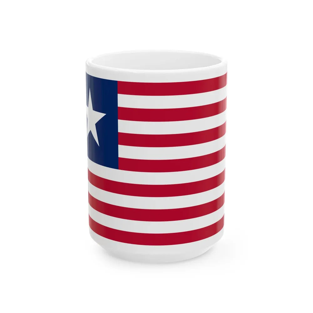 Naval ensign of Texas (United States) White Coffee Mug 15oz - Go Mug Yourself