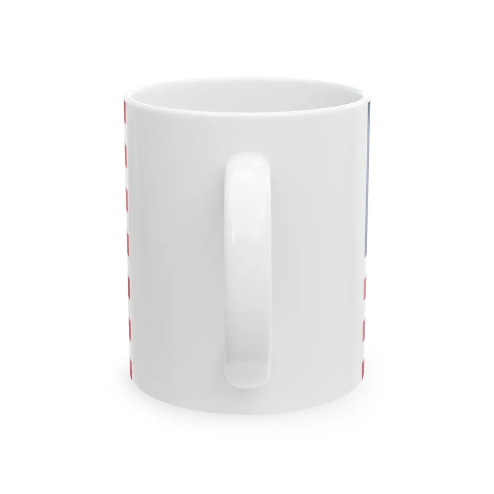 Naval ensign of Texas (United States) White Coffee Mug - Go Mug Yourself