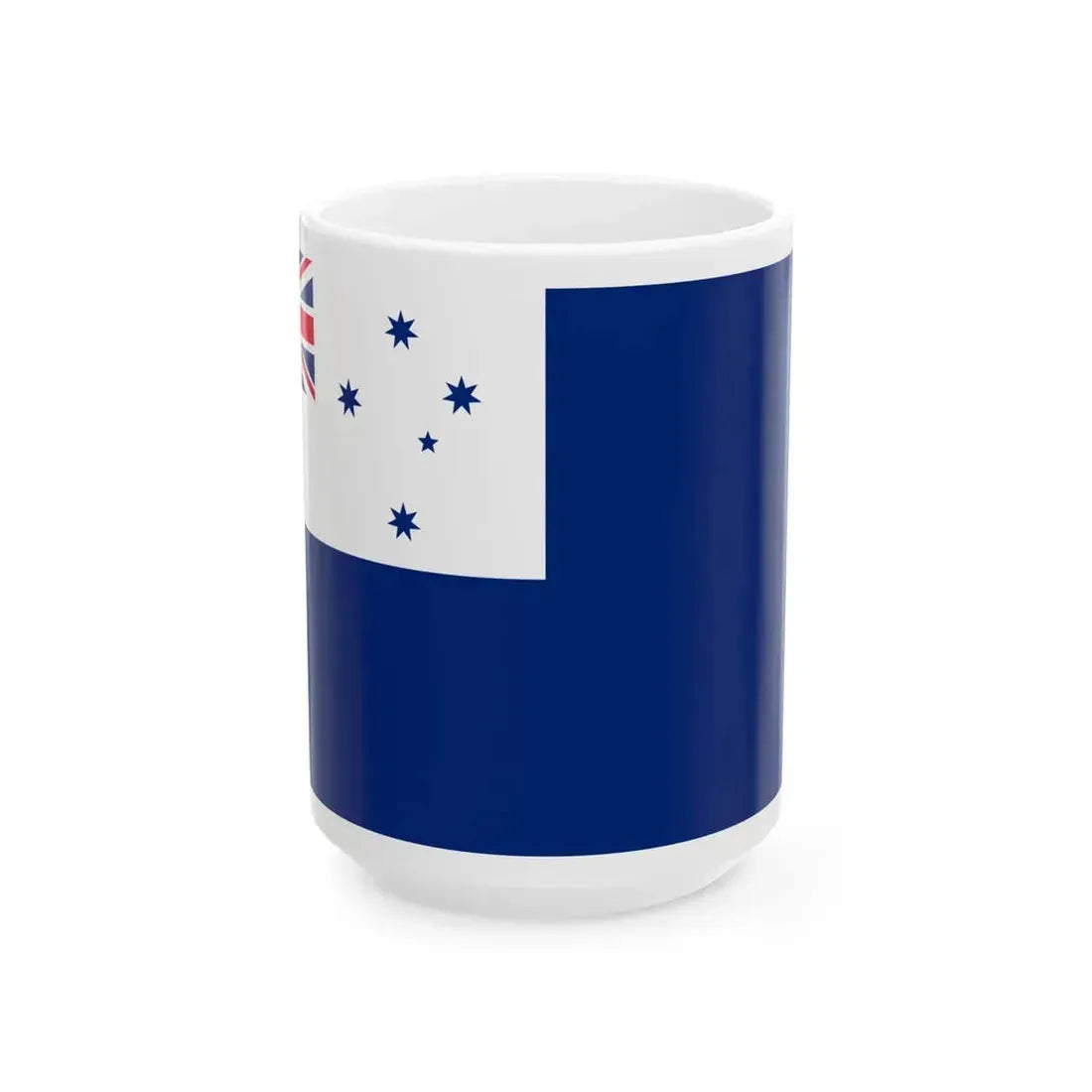 Naval Ensign of the Australian Navy Cadets (Australia) White Coffee Mug 15oz - Go Mug Yourself