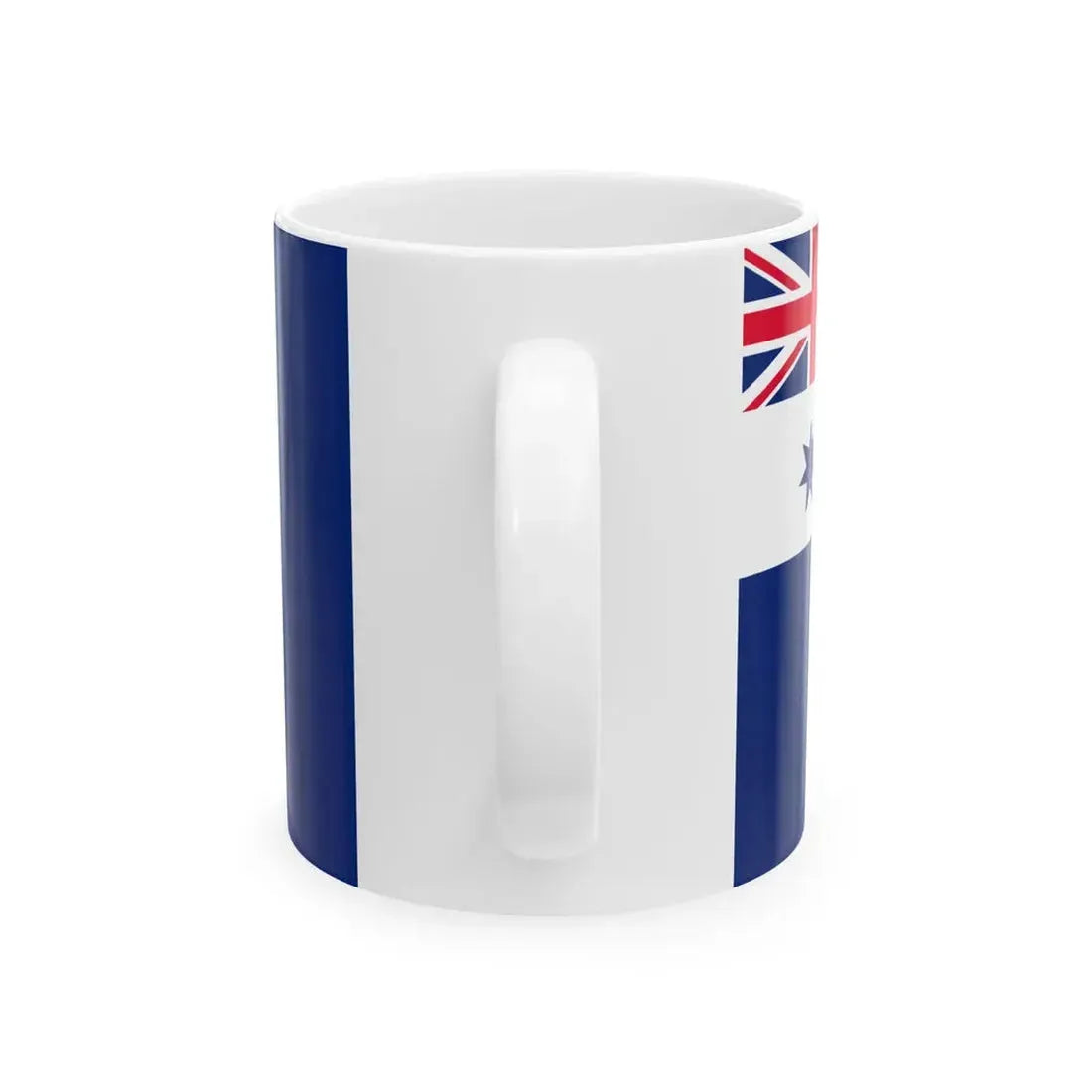 Naval Ensign of the Australian Navy Cadets (Australia) White Coffee Mug - Go Mug Yourself