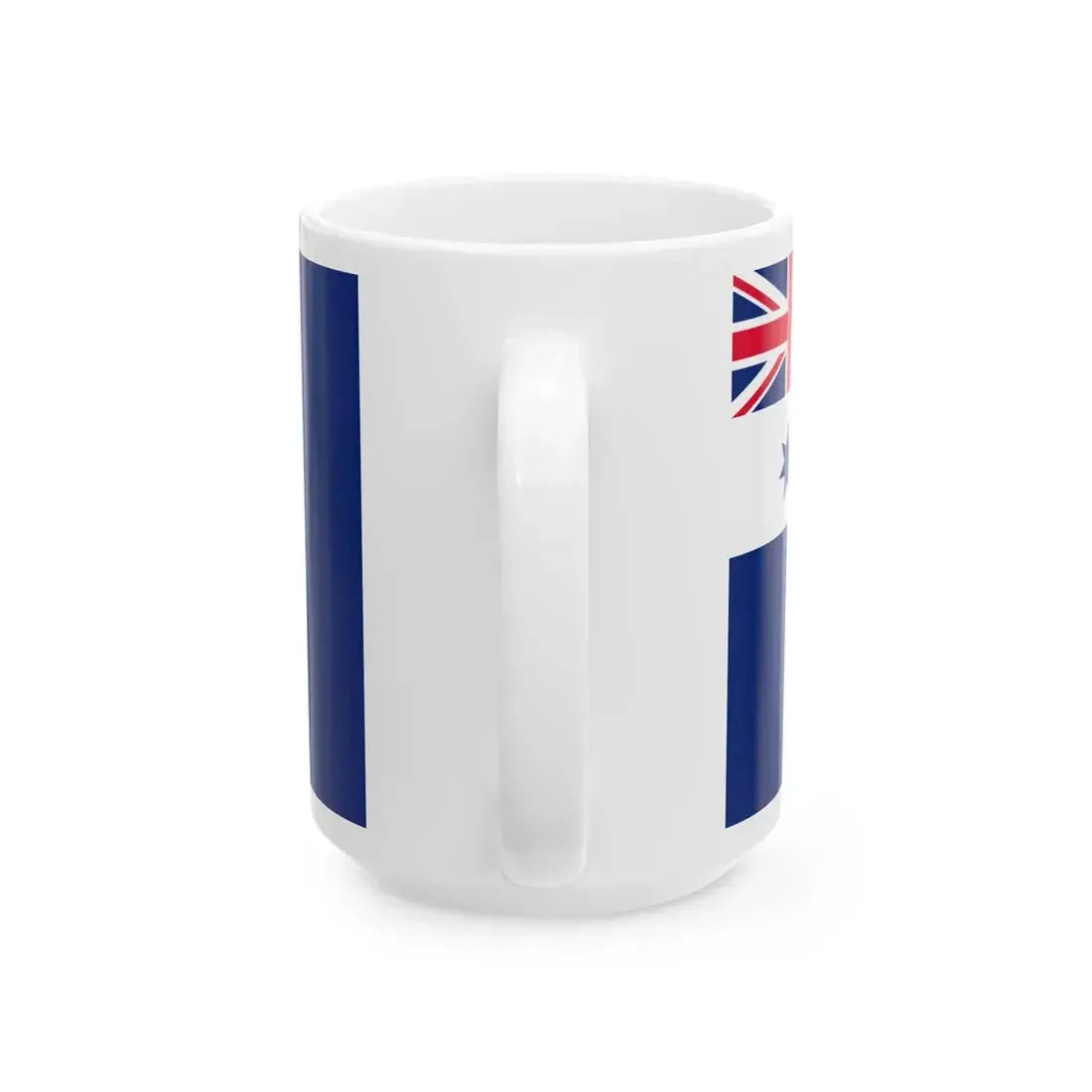 Naval Ensign of the Australian Navy Cadets (Australia) White Coffee Mug - Go Mug Yourself