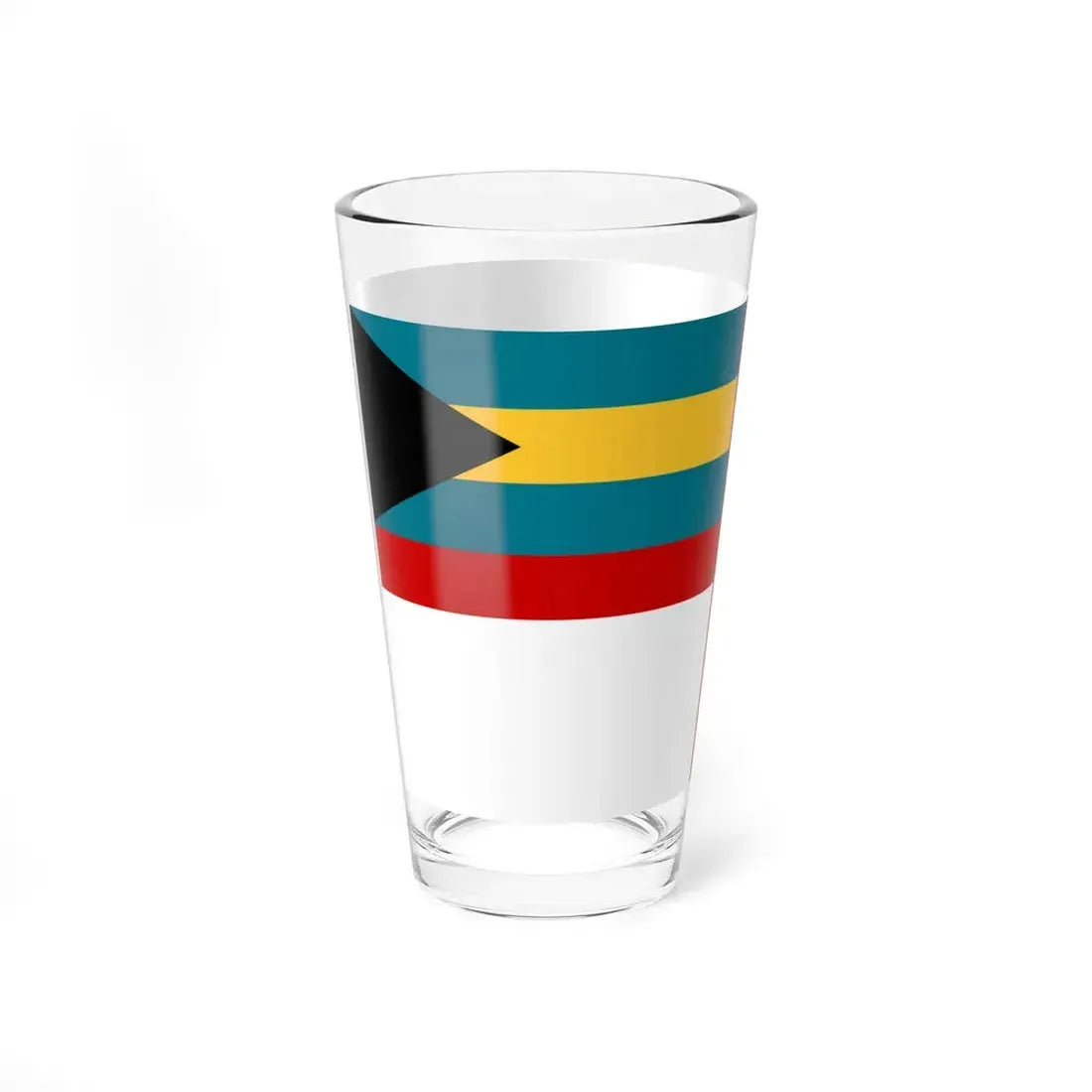 Naval Ensign of the Bahamas (Bahamas) Pint Glass 16oz - Go Mug Yourself