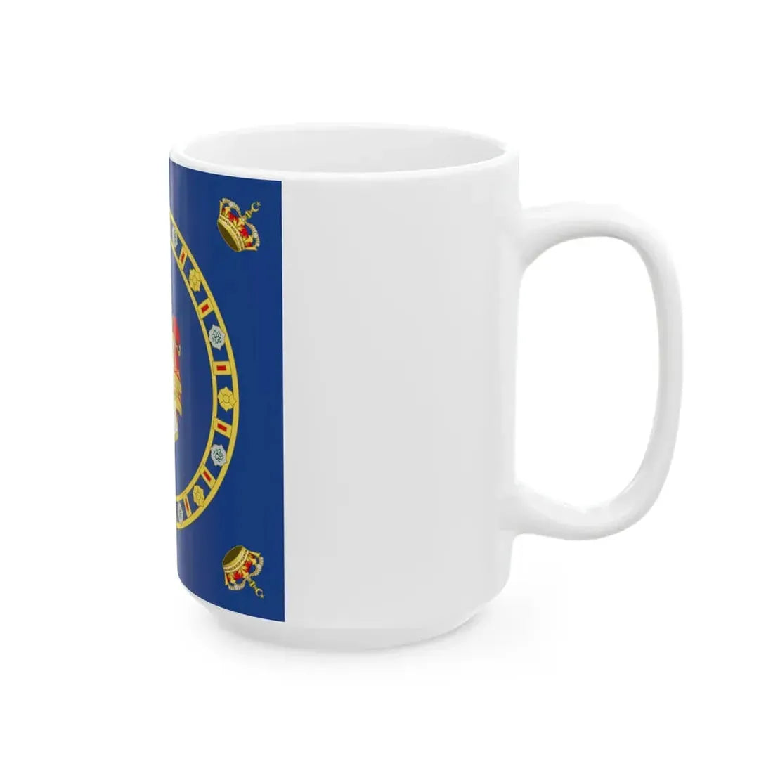 Naval Ensign of the King of Egypt (Egypt) White Coffee Mug - Go Mug Yourself