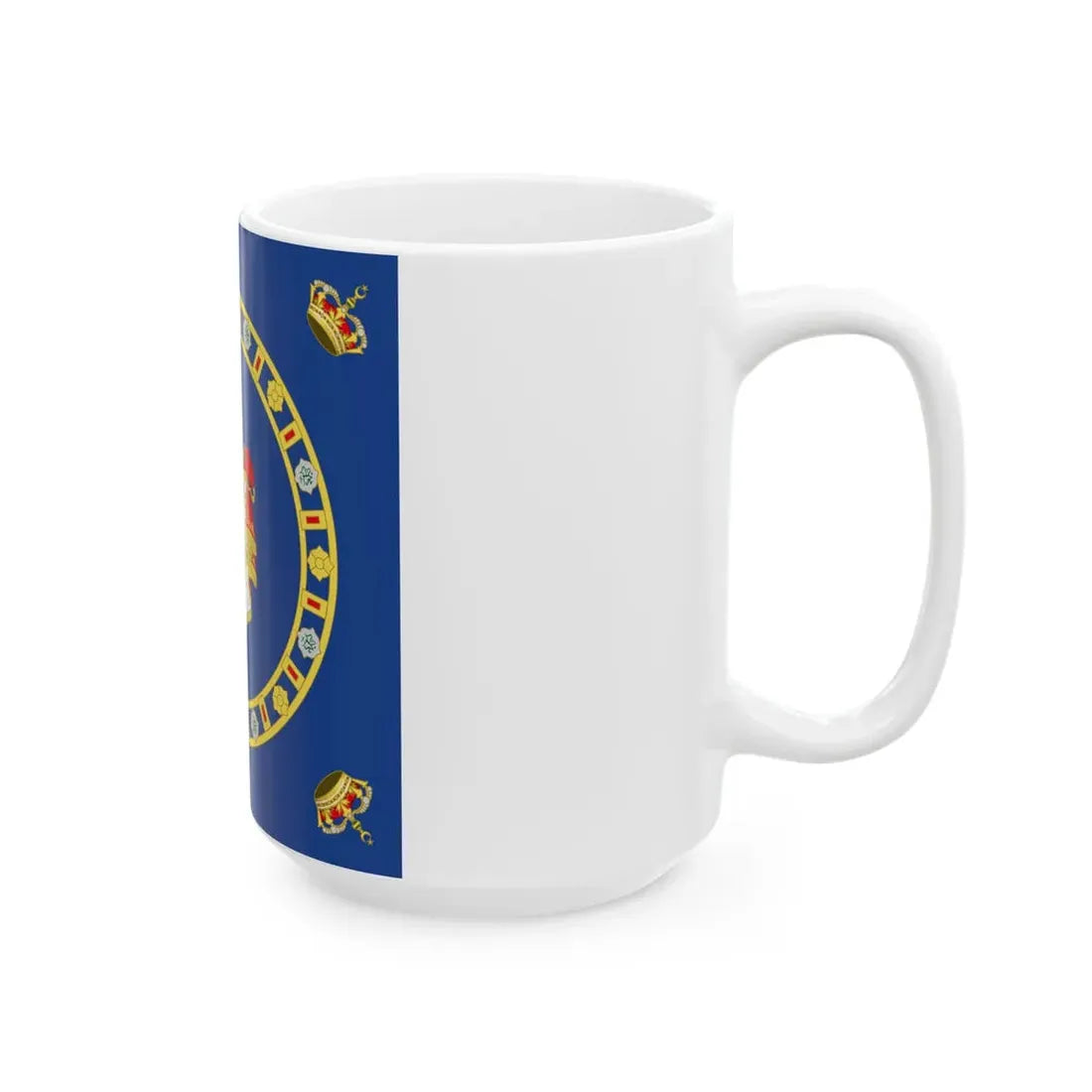 Naval Ensign of the King of Egypt (Egypt) White Coffee Mug - Go Mug Yourself