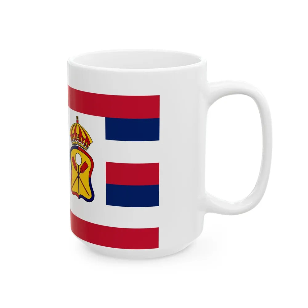 Naval ensign of the Kingdom of Hawaii (United States) White Coffee Mug - Go Mug Yourself