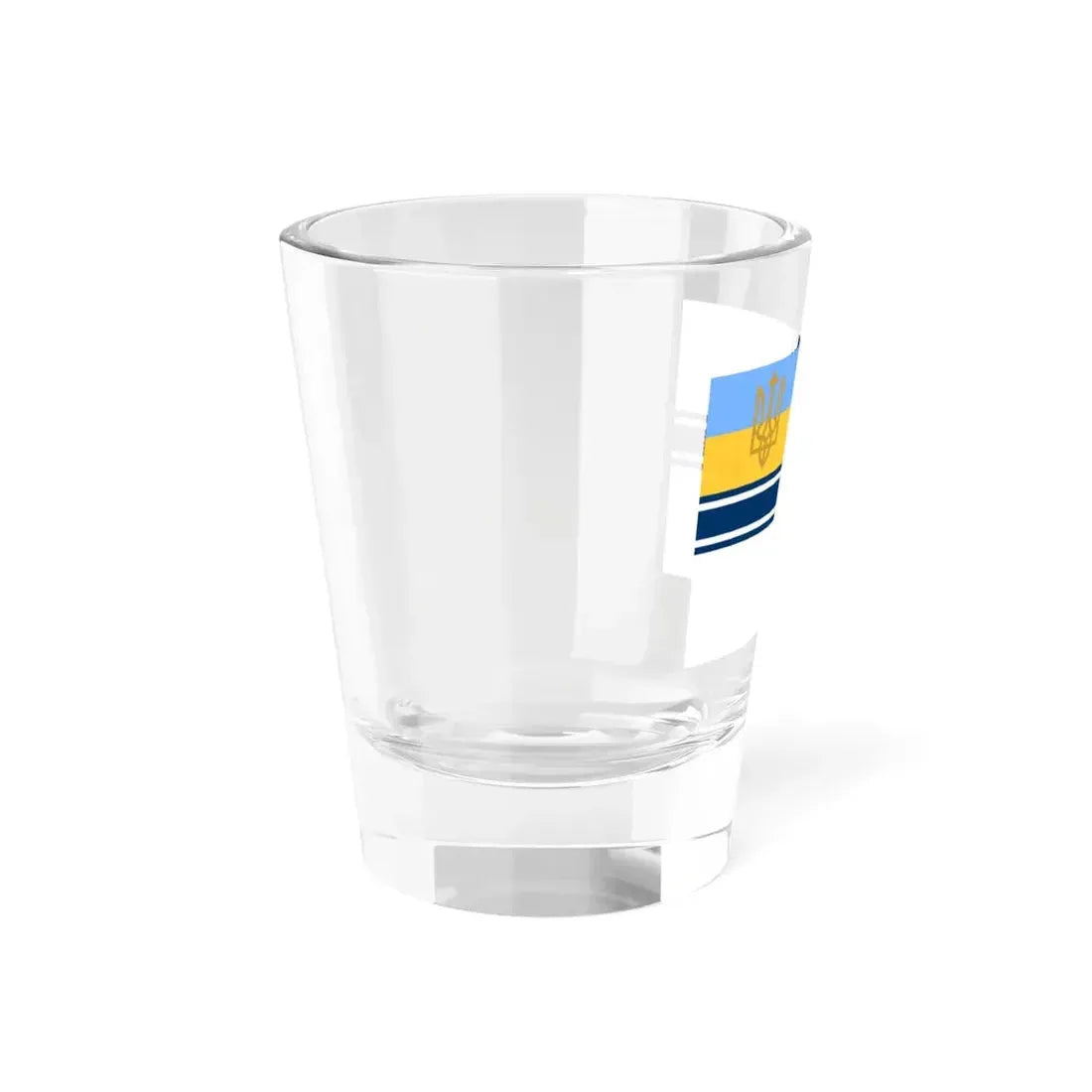 Naval ensign of Ukraine 1918-1921 1992 (Ukraine) Shot Glass 1.5oz - Go Mug Yourself