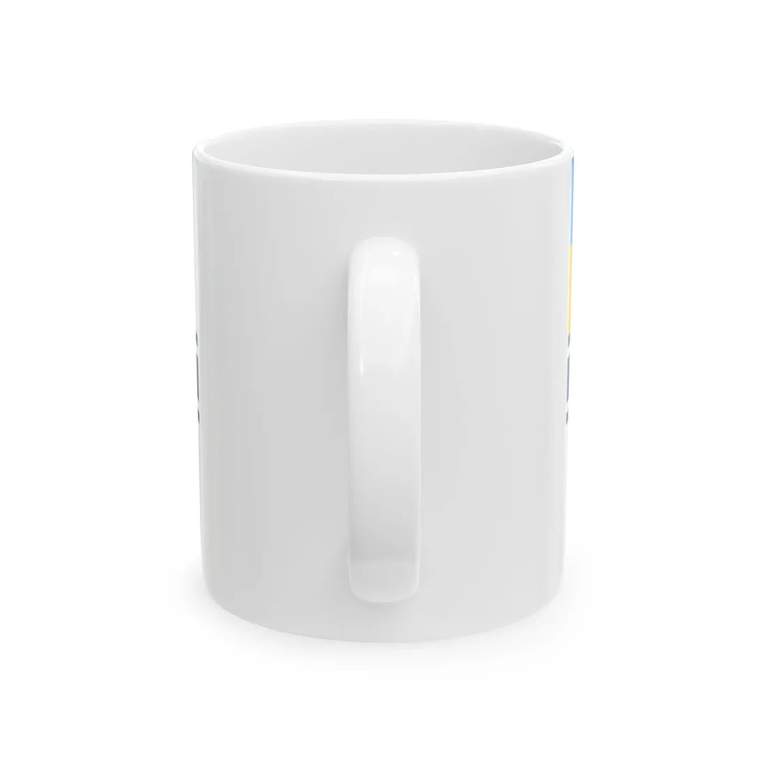 Naval ensign of Ukraine 1918-1921 1992 (Ukraine) White Coffee Mug - Go Mug Yourself