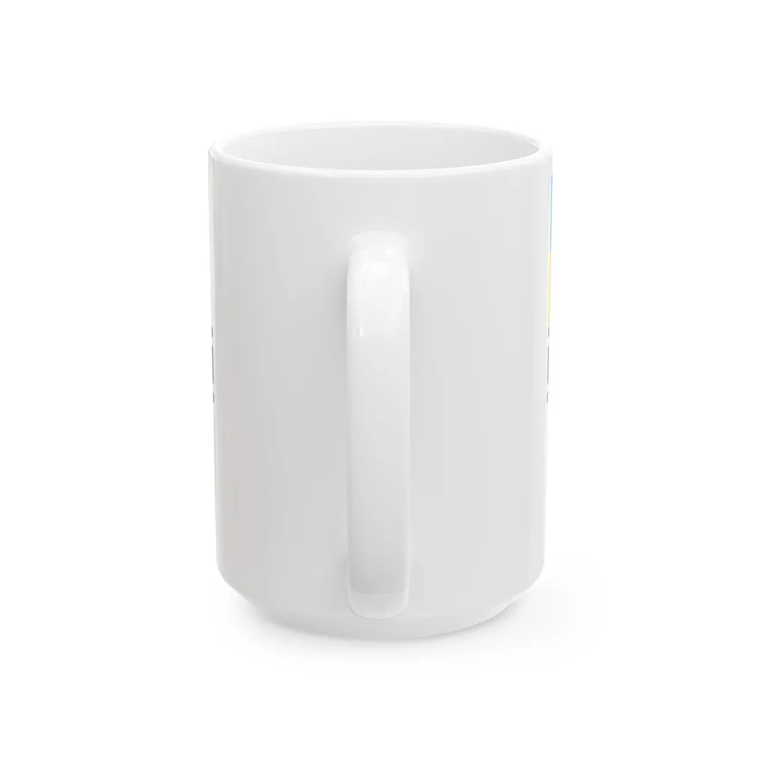 Naval ensign of Ukraine 1918-1921 1992 (Ukraine) White Coffee Mug - Go Mug Yourself