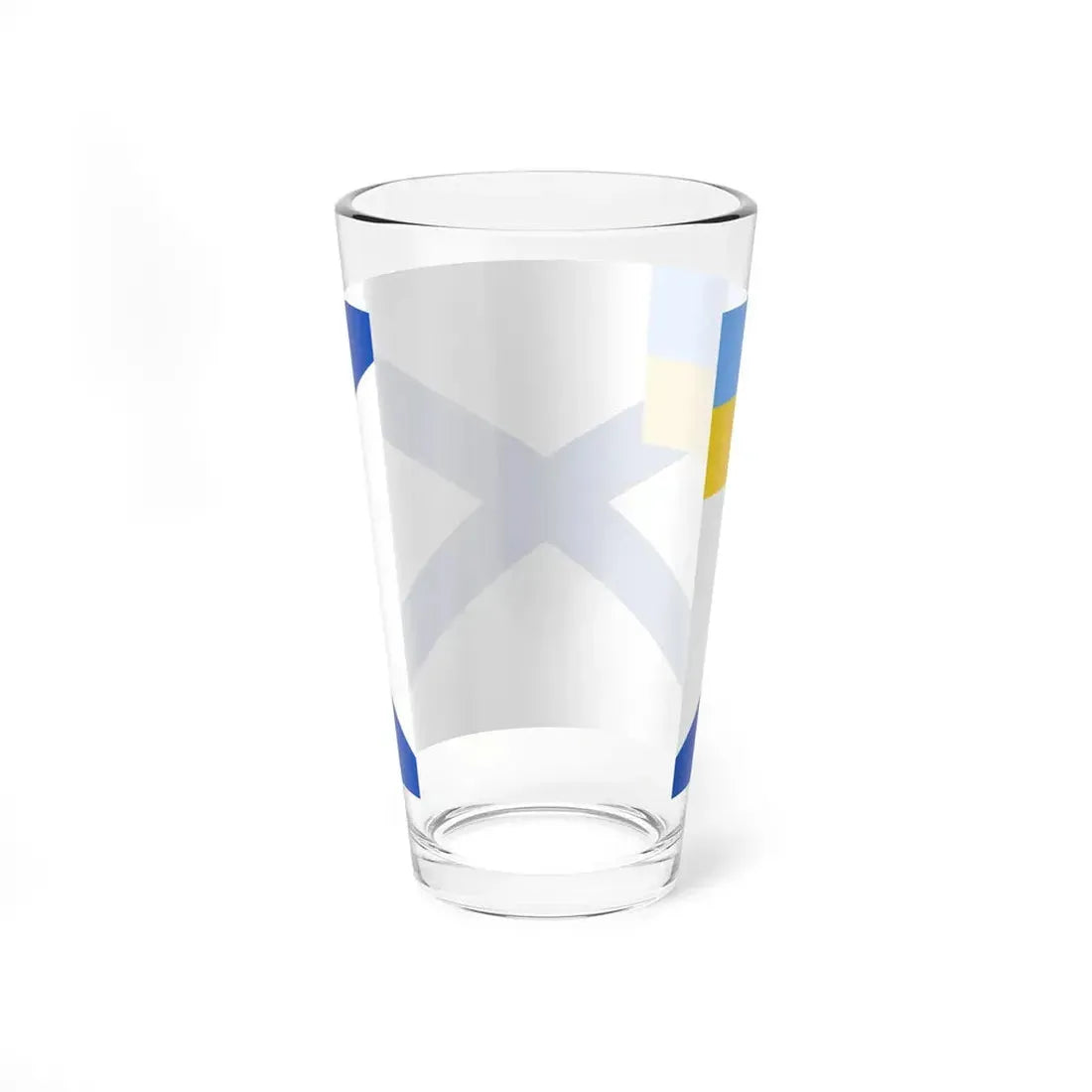 Naval Ensign of Ukraine 1918 dress (Ukraine) Pint Glass 16oz - Go Mug Yourself