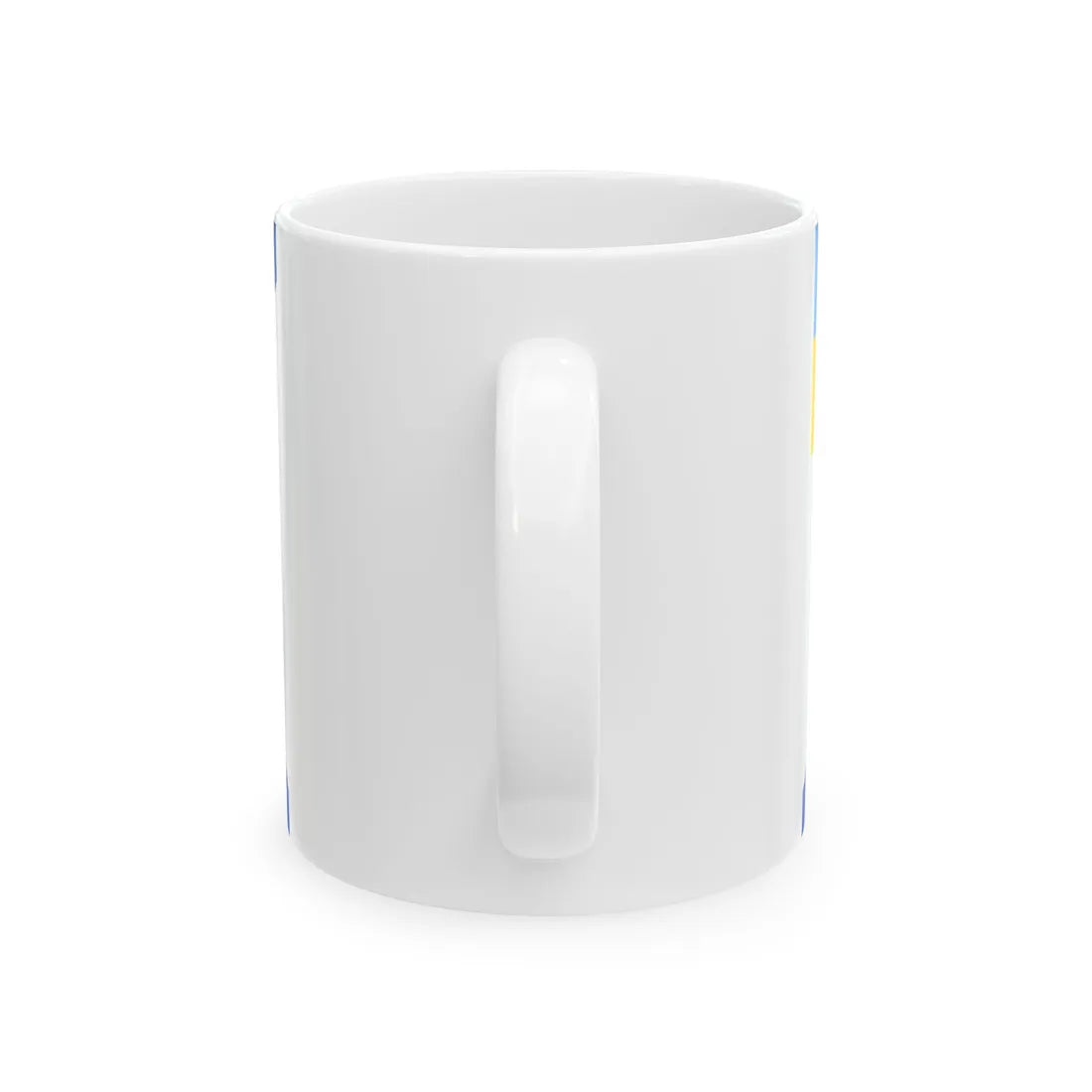 Naval Ensign of Ukraine 1918 dress (Ukraine) White Coffee Mug - Go Mug Yourself