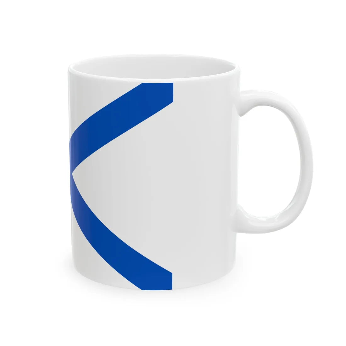 Naval Ensign of Ukraine 1918 dress (Ukraine) White Coffee Mug - Go Mug Yourself