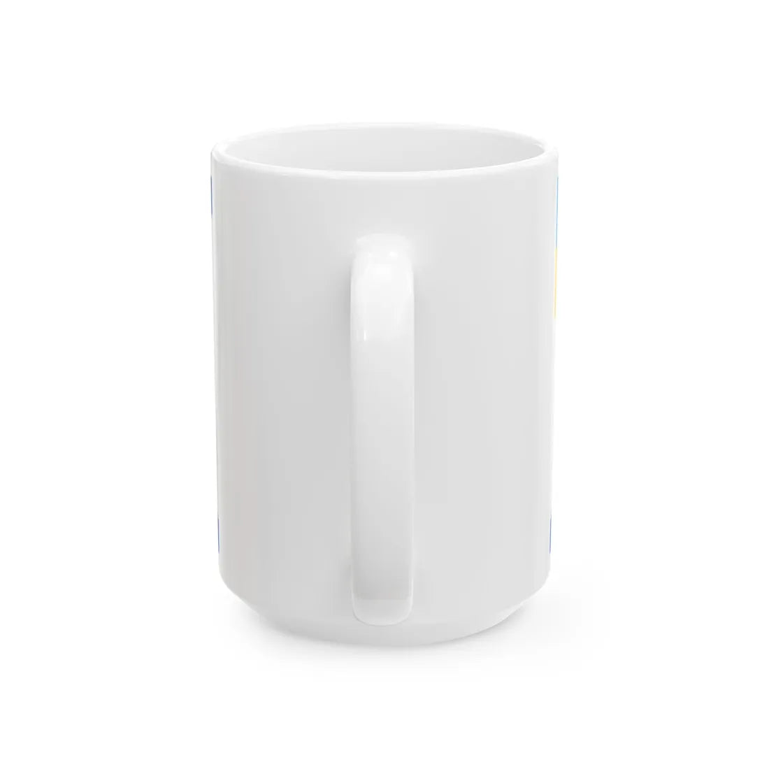 Naval Ensign of Ukraine 1918 dress (Ukraine) White Coffee Mug - Go Mug Yourself