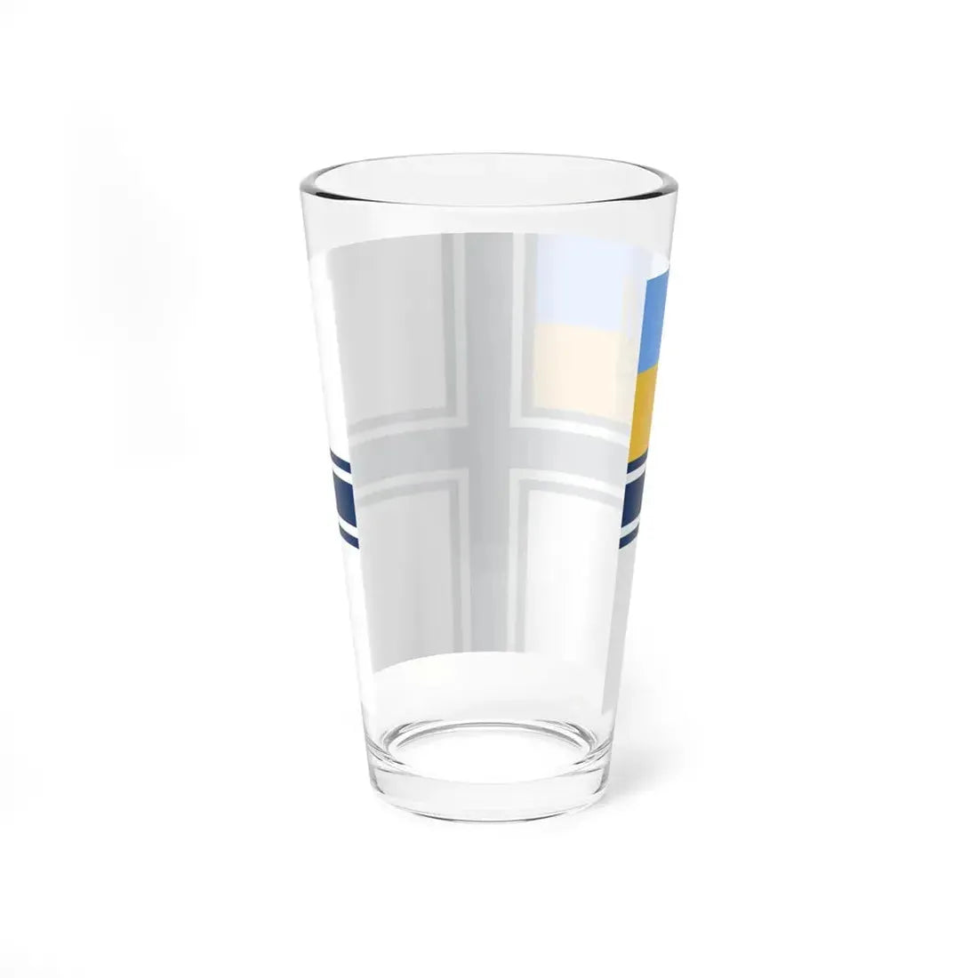 Naval ensign of Ukraine 1993 (Ukraine) Pint Glass 16oz - Go Mug Yourself