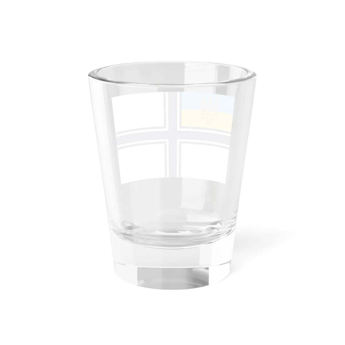 Naval ensign of Ukraine 1993 (Ukraine) Shot Glass 1.5oz - Go Mug Yourself
