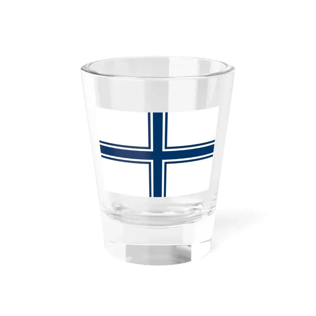 Naval ensign of Ukraine 1994-1997 (Ukraine) Shot Glass 1.5oz 1.5oz - Go Mug Yourself