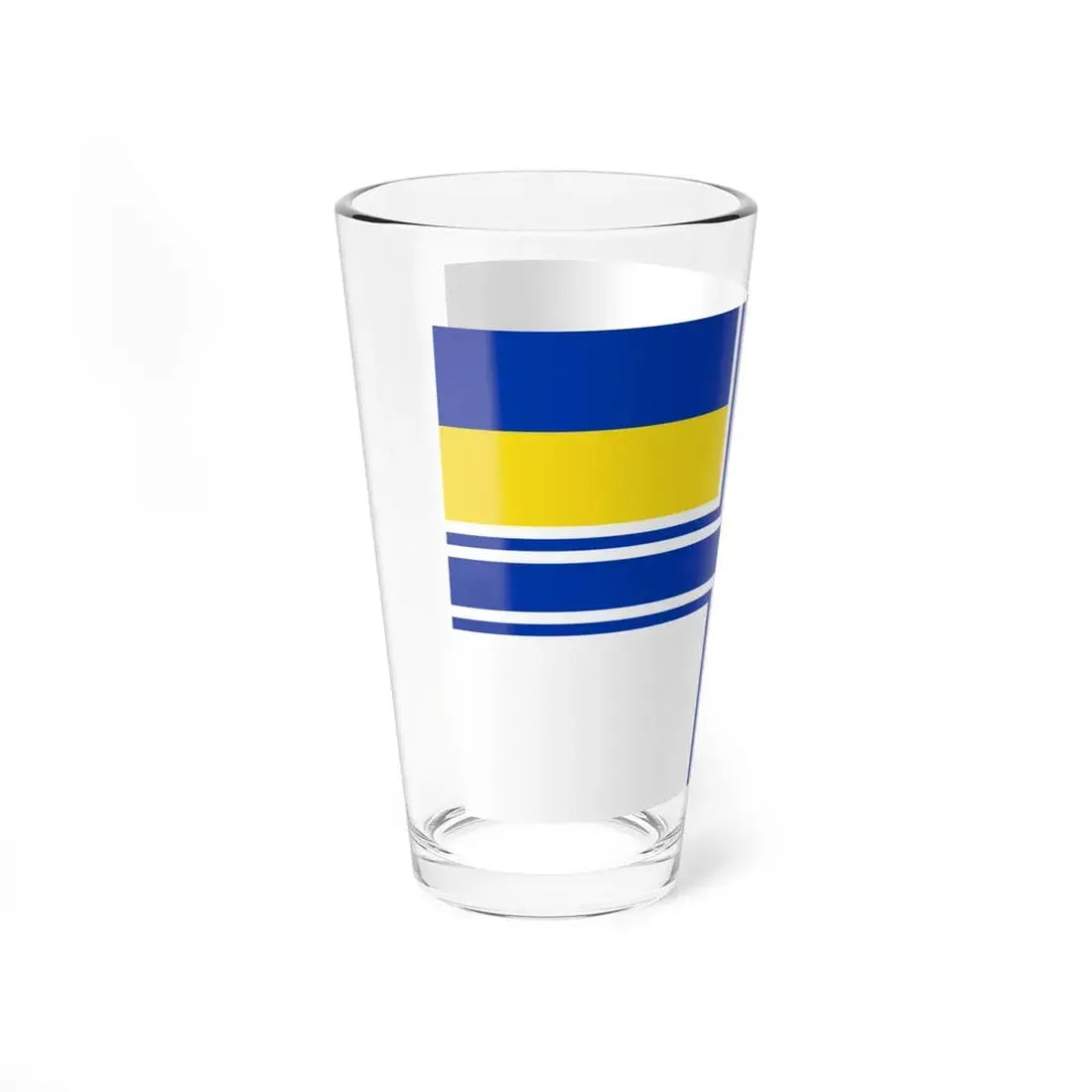 Naval Ensign of Ukraine 1997 dress (Ukraine) Pint Glass 16oz - Go Mug Yourself