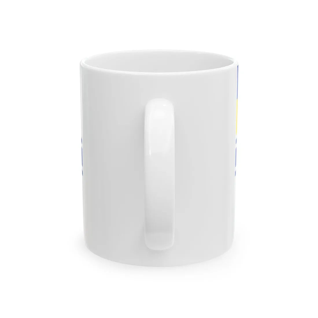 Naval Ensign of Ukraine 1997 dress (Ukraine) White Coffee Mug - Go Mug Yourself