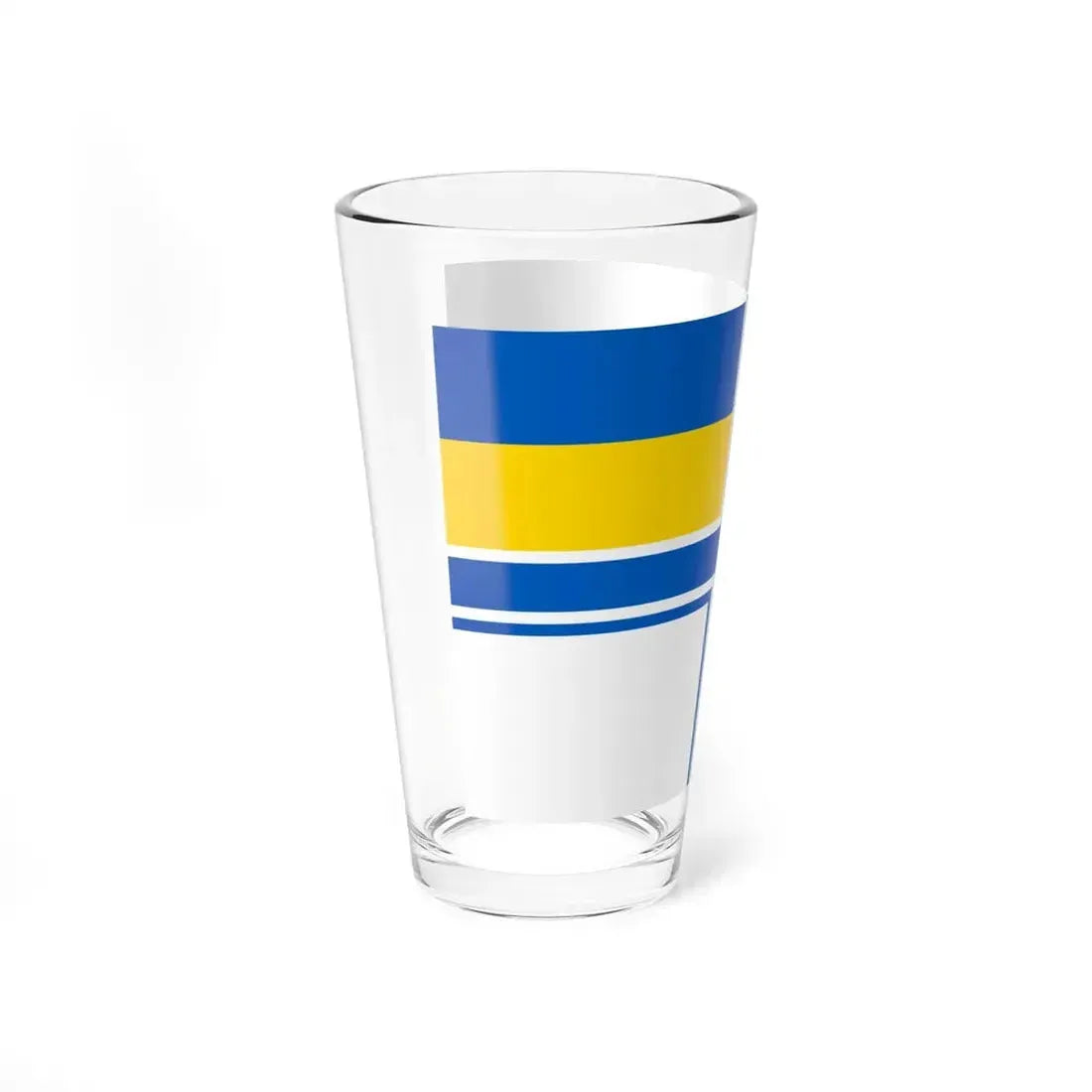Naval Ensign of Ukraine (Ukraine) Pint Glass 16oz - Go Mug Yourself