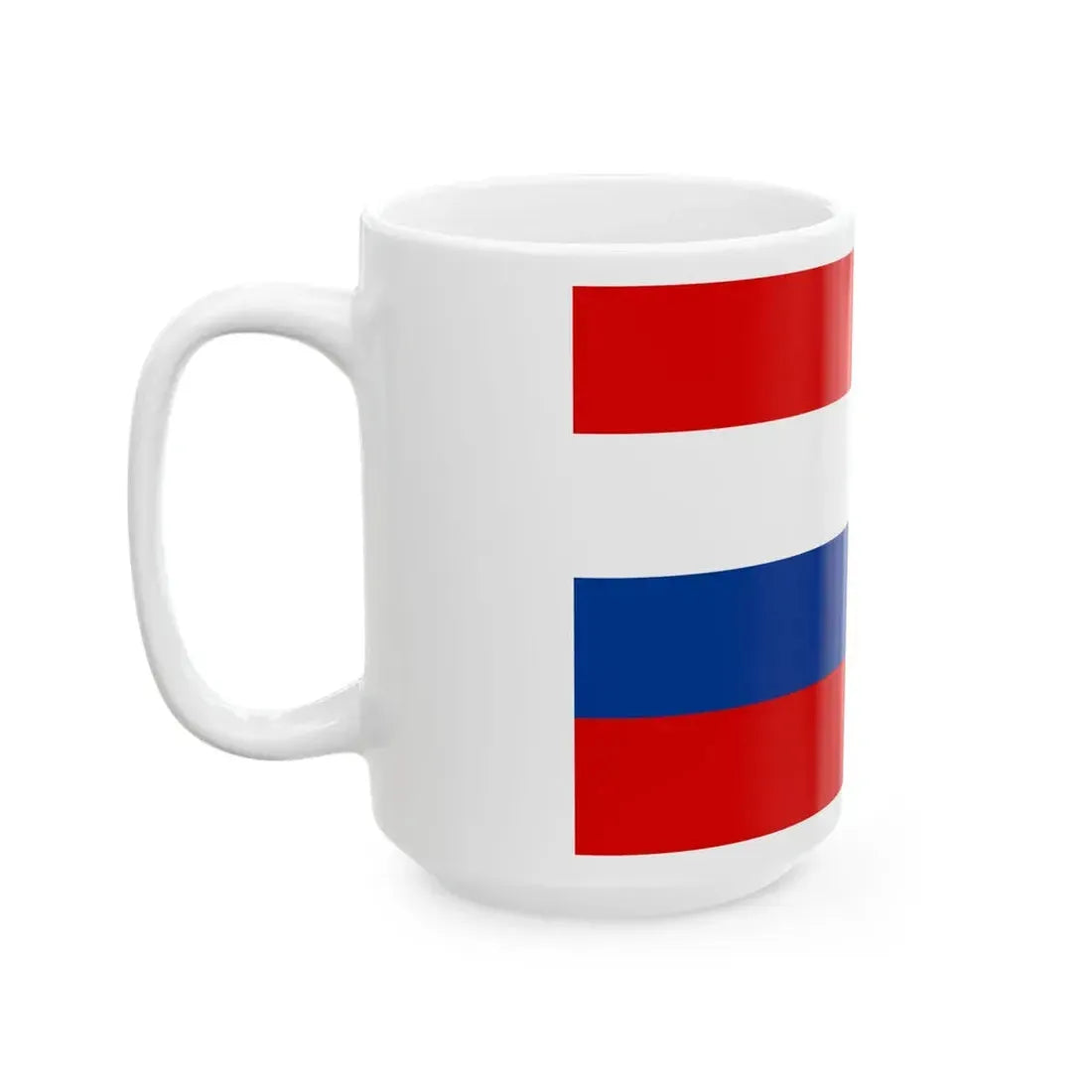 Naval Ensign of Yugoslavia 1920 (Croatia) White Coffee Mug - Go Mug Yourself
