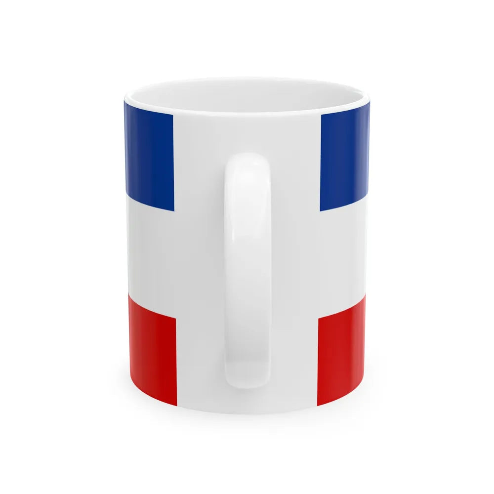 Naval ensign of Yugoslavia 1942-1944 (Croatia) White Coffee Mug - Go Mug Yourself
