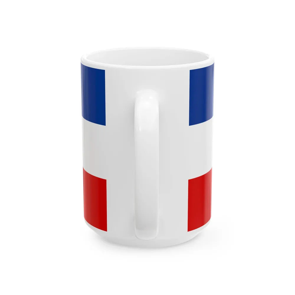 Naval ensign of Yugoslavia 1942-1944 (Croatia) White Coffee Mug - Go Mug Yourself