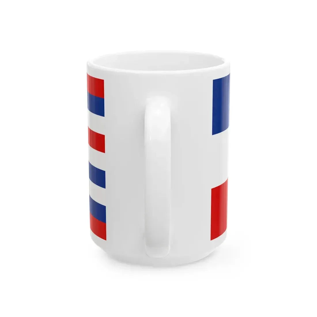 Naval ensign of Yugoslavia 1942 (Croatia) White Coffee Mug - Go Mug Yourself