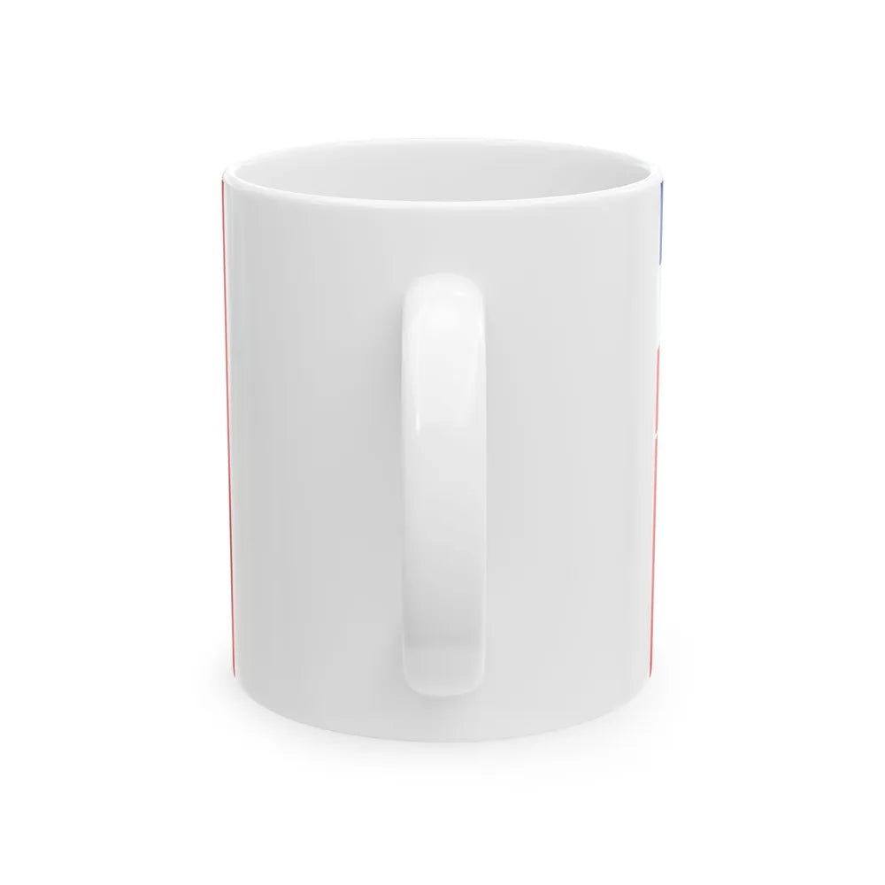 Naval ensign of Yugoslavia 1993-2003 (Croatia) White Coffee Mug - Go Mug Yourself
