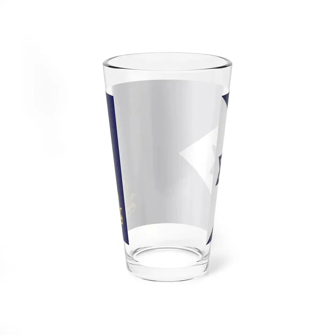 Naval Flag of Israel (Israel) Pint Glass 16oz - Go Mug Yourself