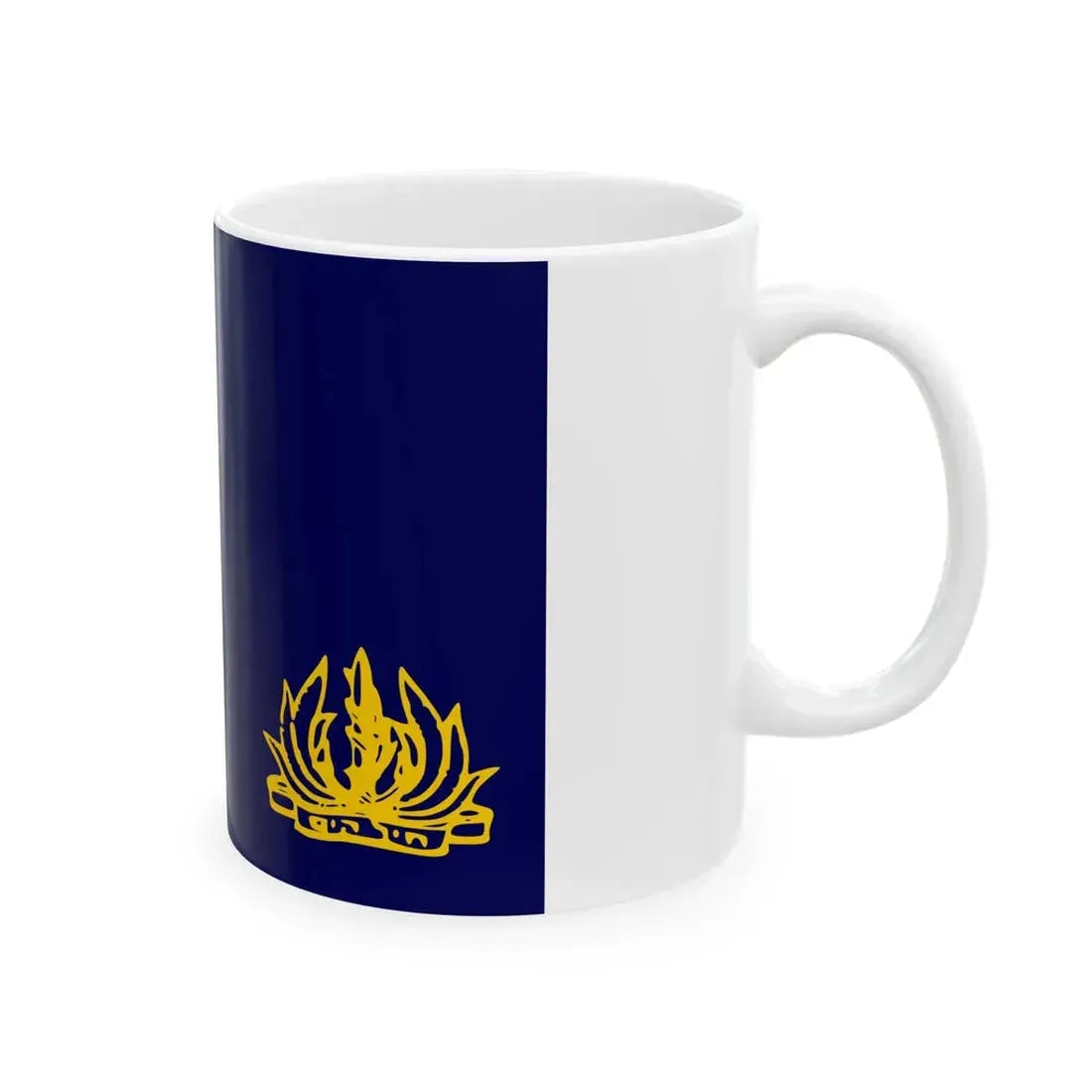 Naval Flag of Israel (Israel) White Coffee Mug - Go Mug Yourself