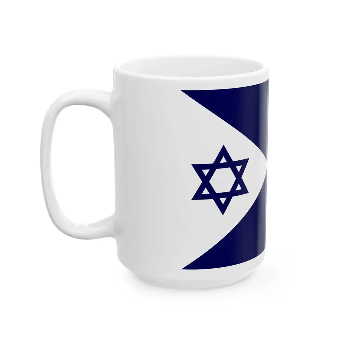 Naval Flag of Israel (Israel) White Coffee Mug - Go Mug Yourself