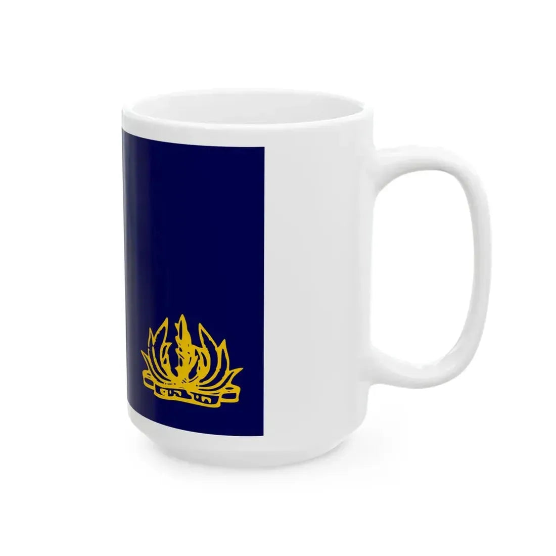 Naval Flag of Israel (Israel) White Coffee Mug - Go Mug Yourself
