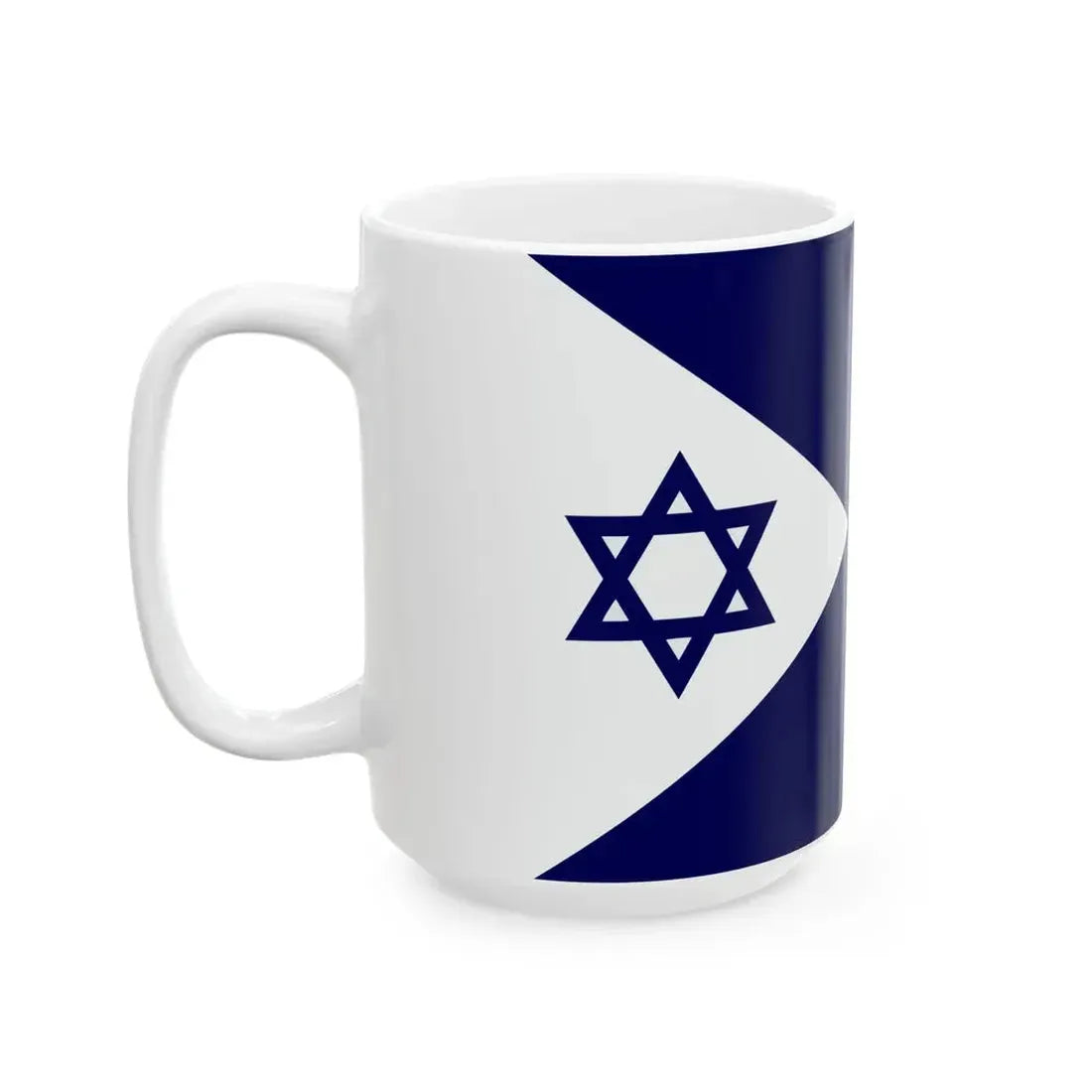 Naval Flag of Israel old (Israel) White Coffee Mug - Go Mug Yourself